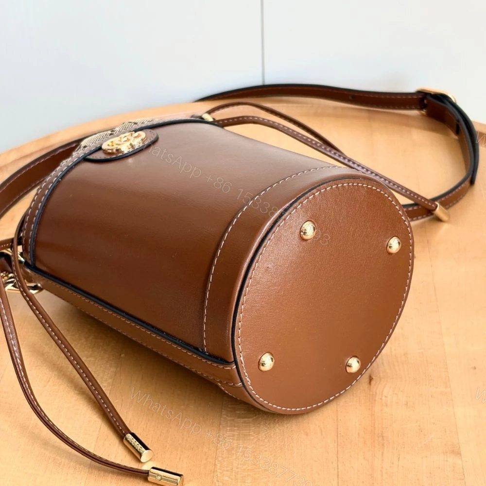 View 8 of Gucci Ophidia Mini Bucket Bag Brown 20Cm 760201
