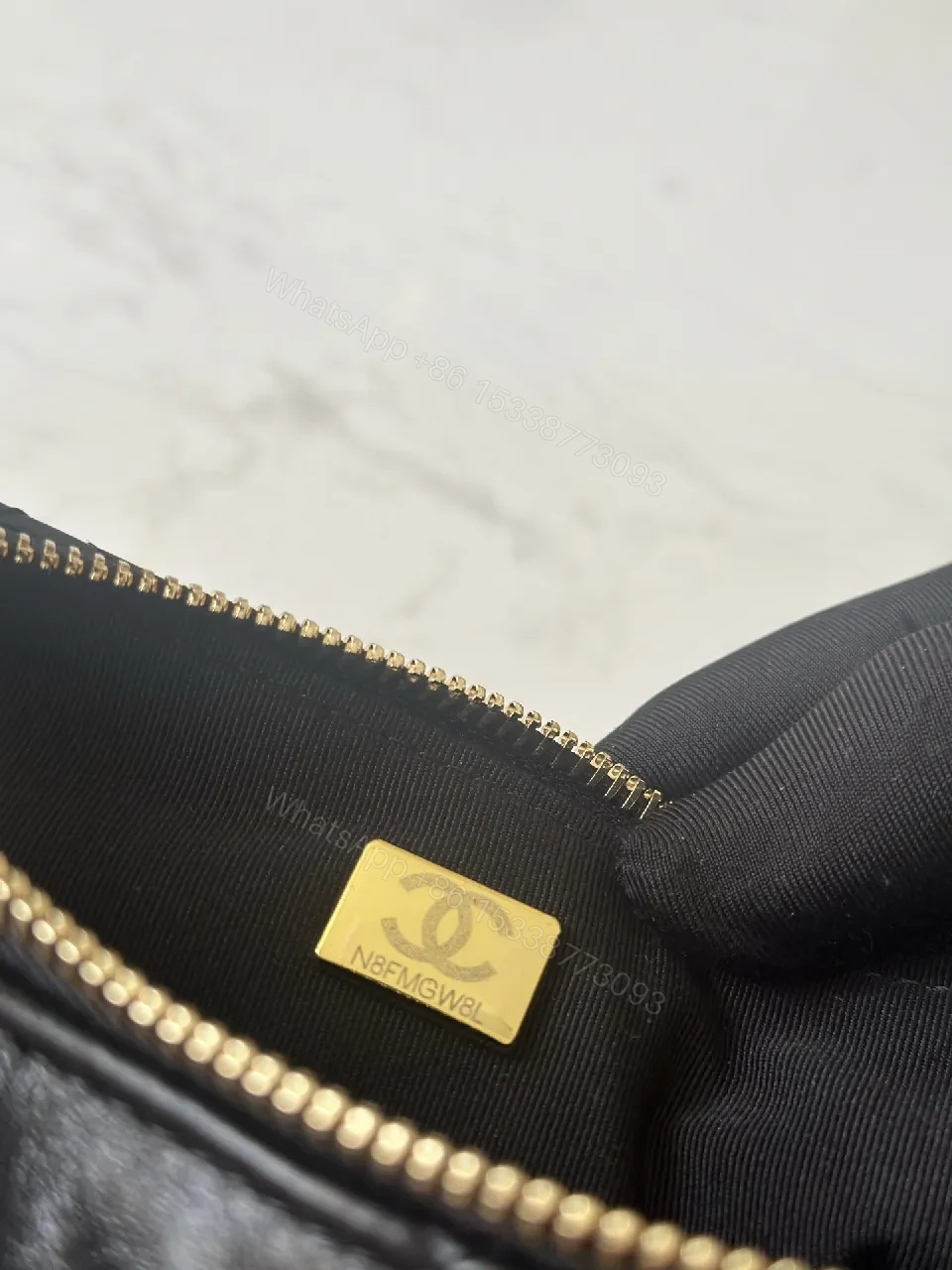 View 8 of Quilted Black Leather Shoulder Bag — Timeless Luxury, Day-to-Night