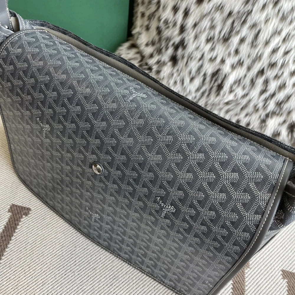 View 7 of 高仿Goyard*Capetien系列CAPETID郵差包灰色中號免檢版