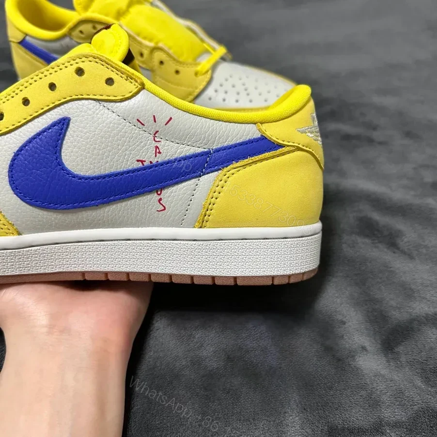 View 5 of Jordan 1 Retro Low OG SP Travis Scott Canary (Women's)