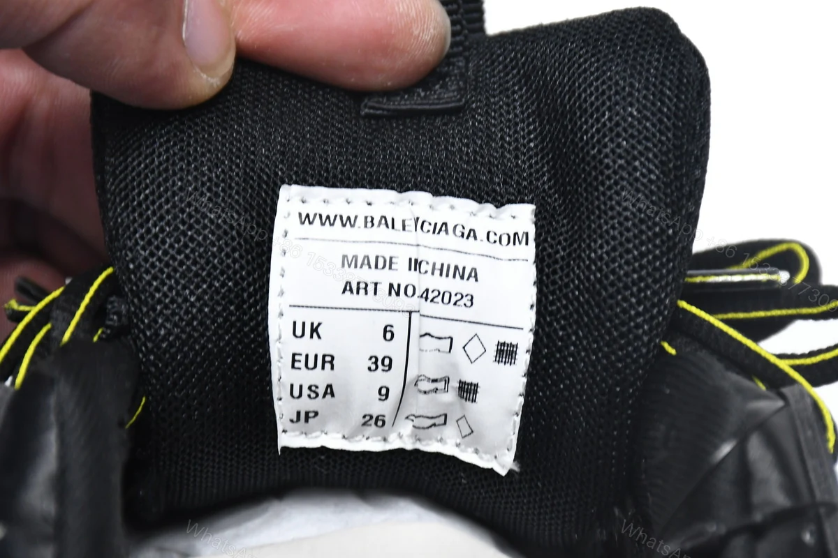 View 9 of Balenciaga Track Black Yellow 542023 W3C1 1070