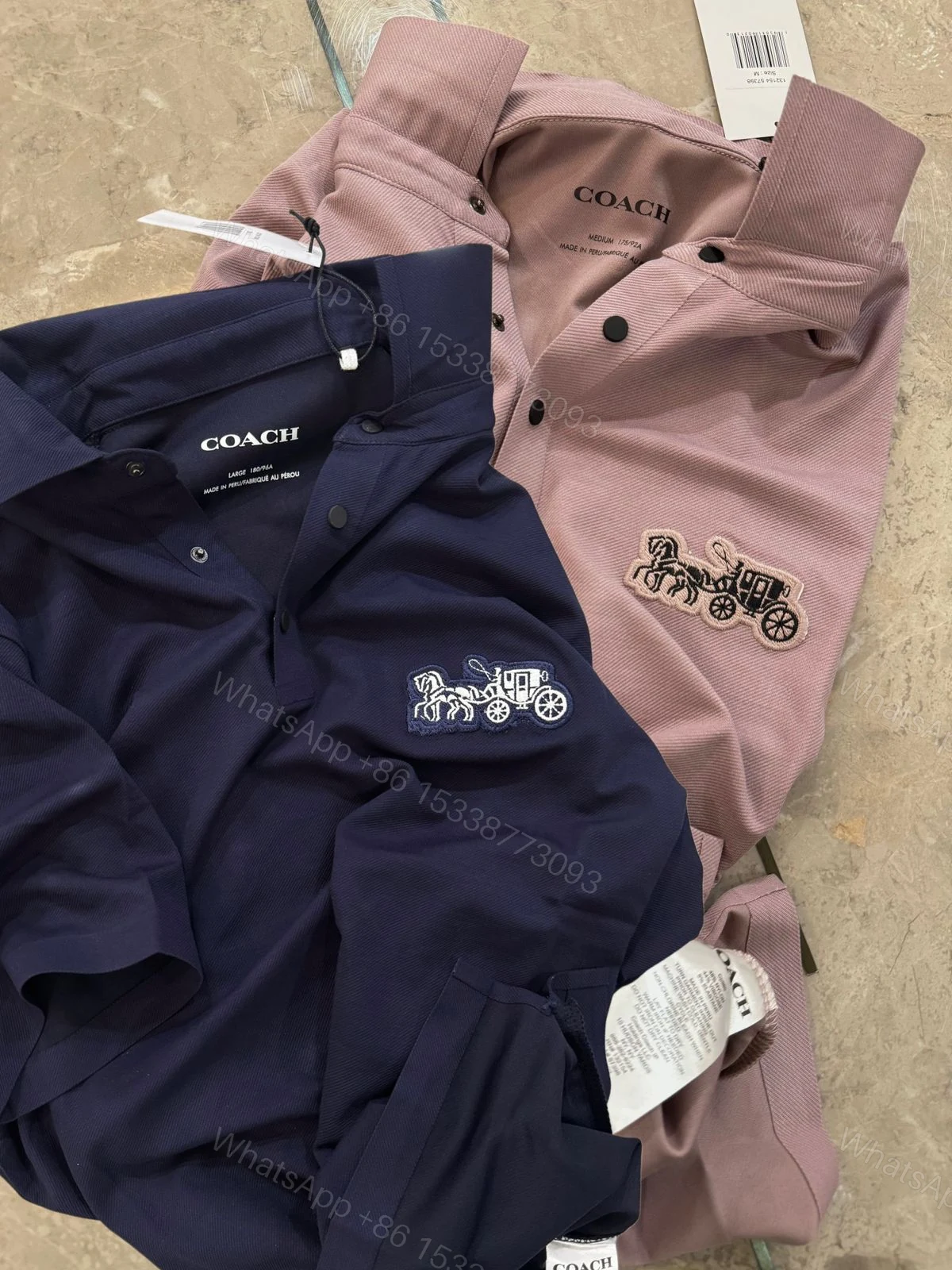View 3 of First Copy Coach Imported Quality Polo T-Shirt for Men