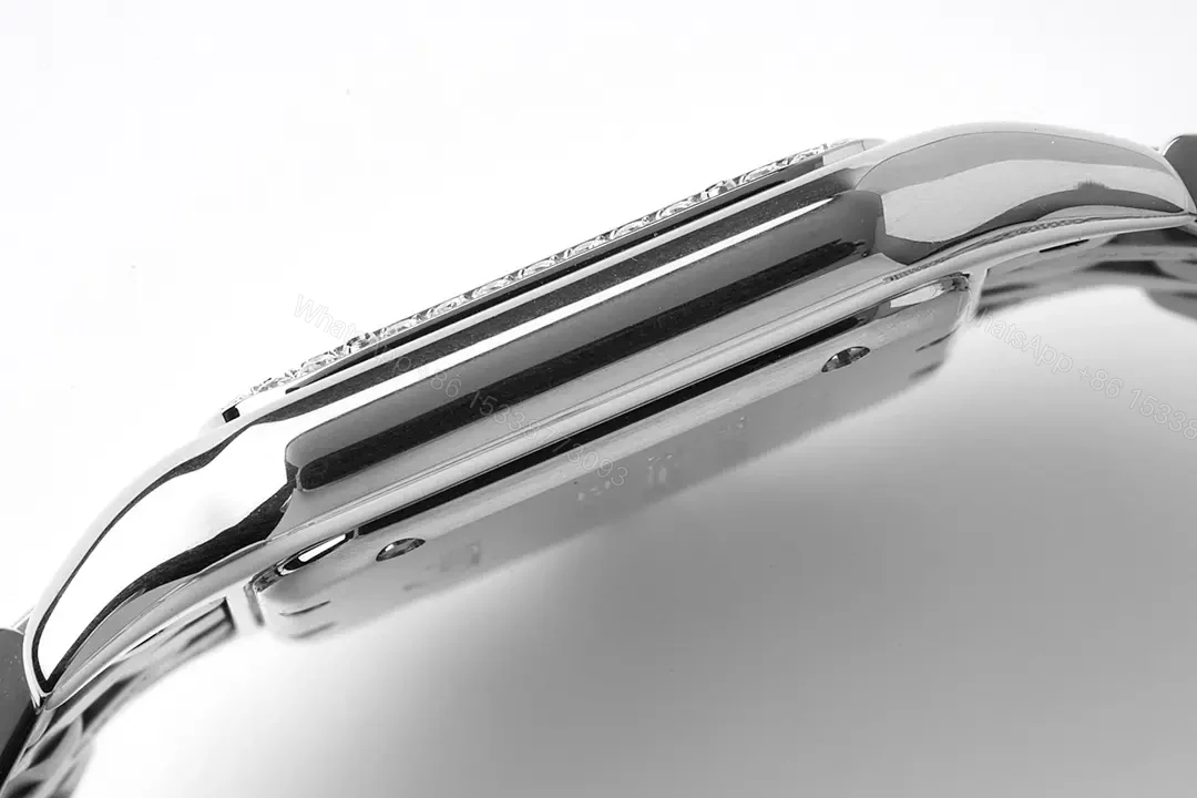 View 6 of V9 Factory Cartier Panthère de Cartier Silver Dial Stainless Steel Watch – 27x37mm