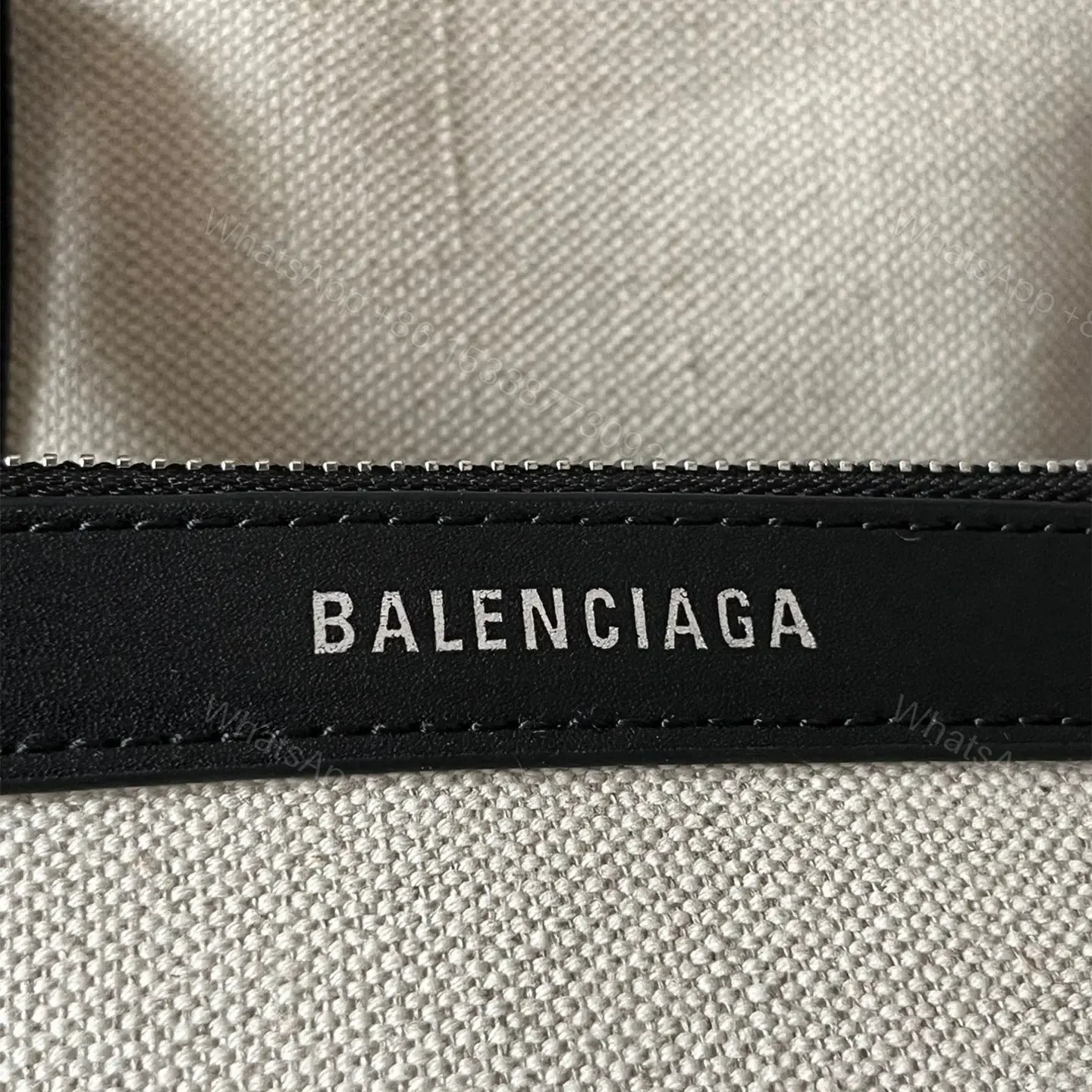 View 13 of 高仿BalenciagaNavyCabas帆布托特包35CM