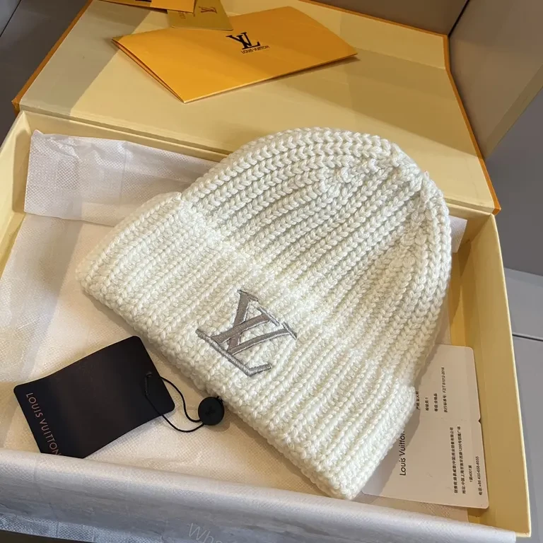 View 6 of Chunky Knit Beanie - Monogram Luxe, Everyday Comfort, Unisex Headwear