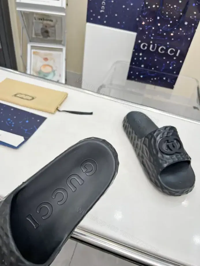 View 7 of GUCCI MEN’S INTERLOCKING G SLIDE SANDAL – SDG022