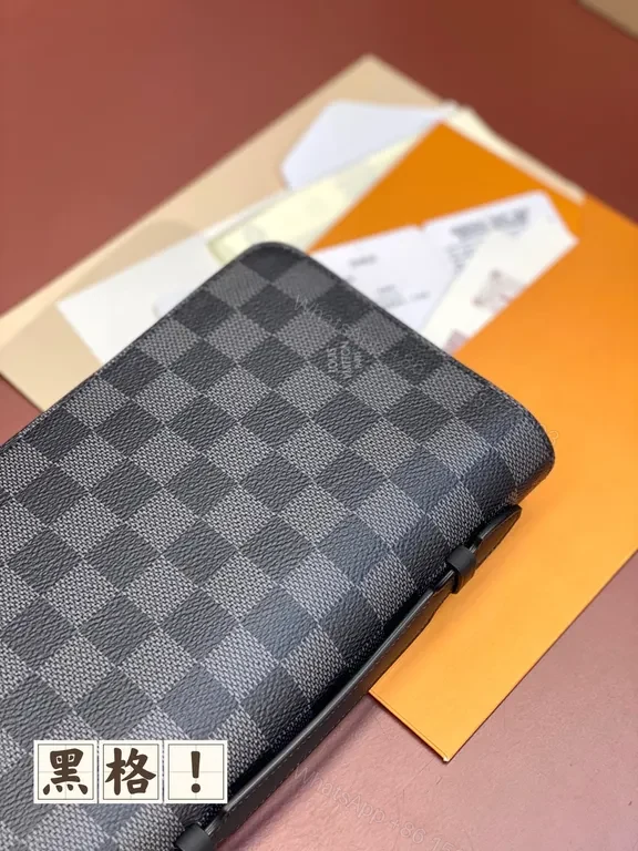 View 7 of Compact LV Damier Wallet: Luxury, Durable & Slim