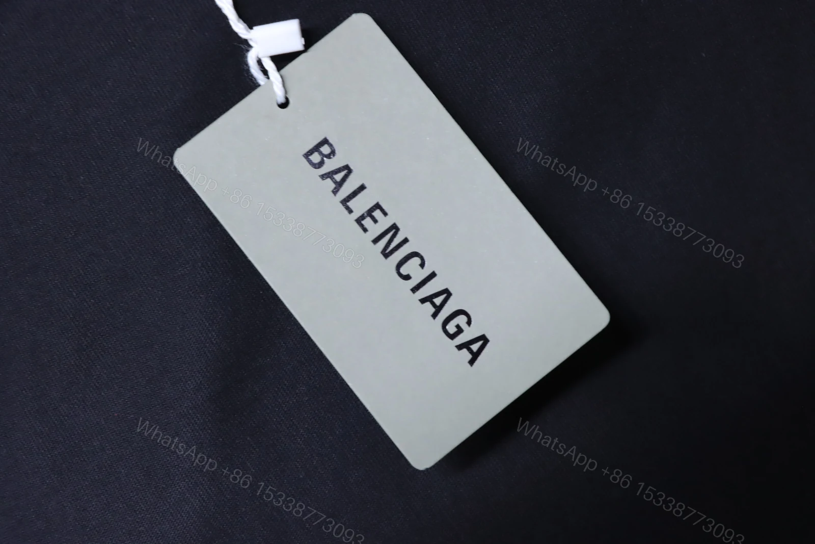 View 5 of Balenciaga Clothes 26SS Chest Crest Embroidered Short-Sleeve T-shirt black
