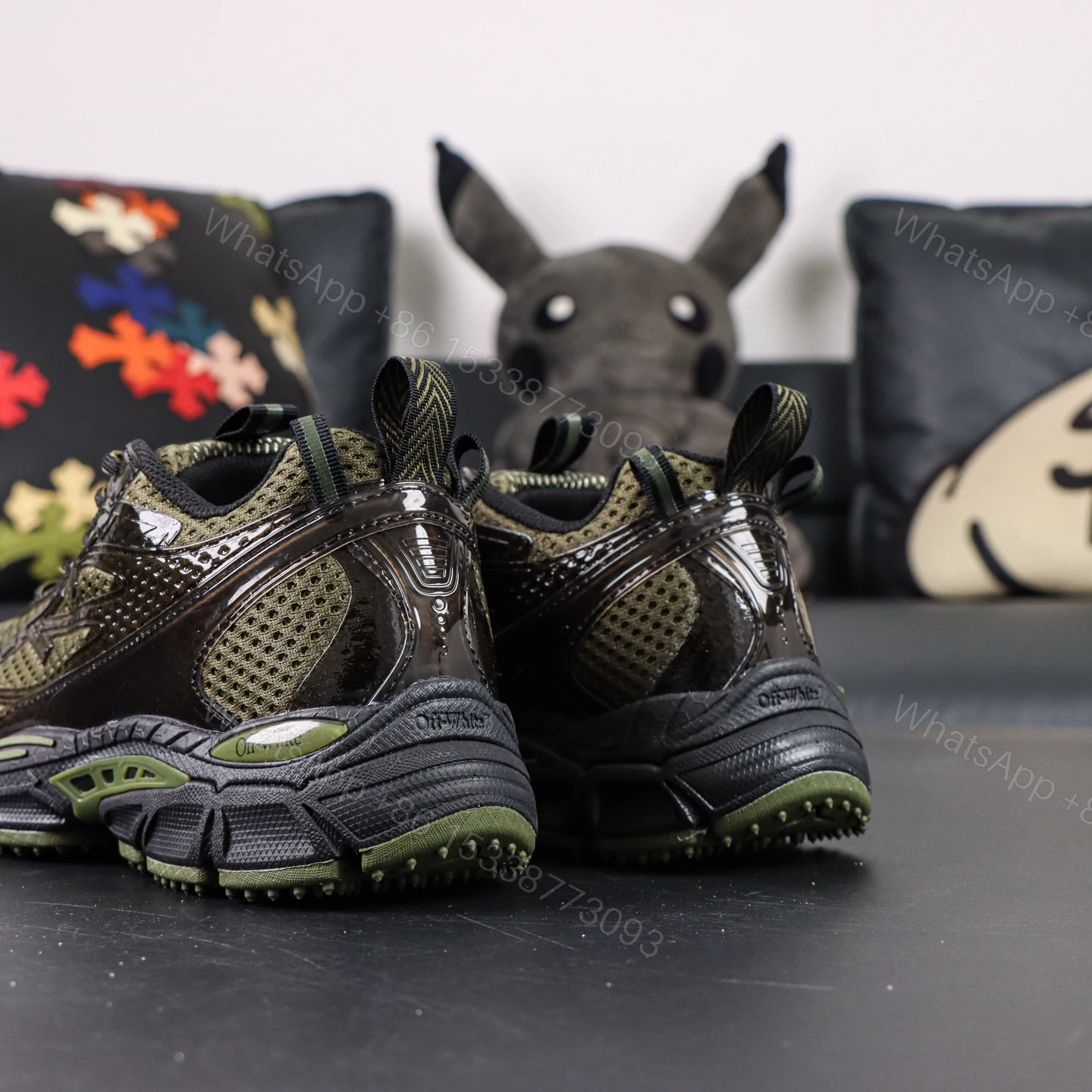 View 6 of Off White Be Right Back Black Olive