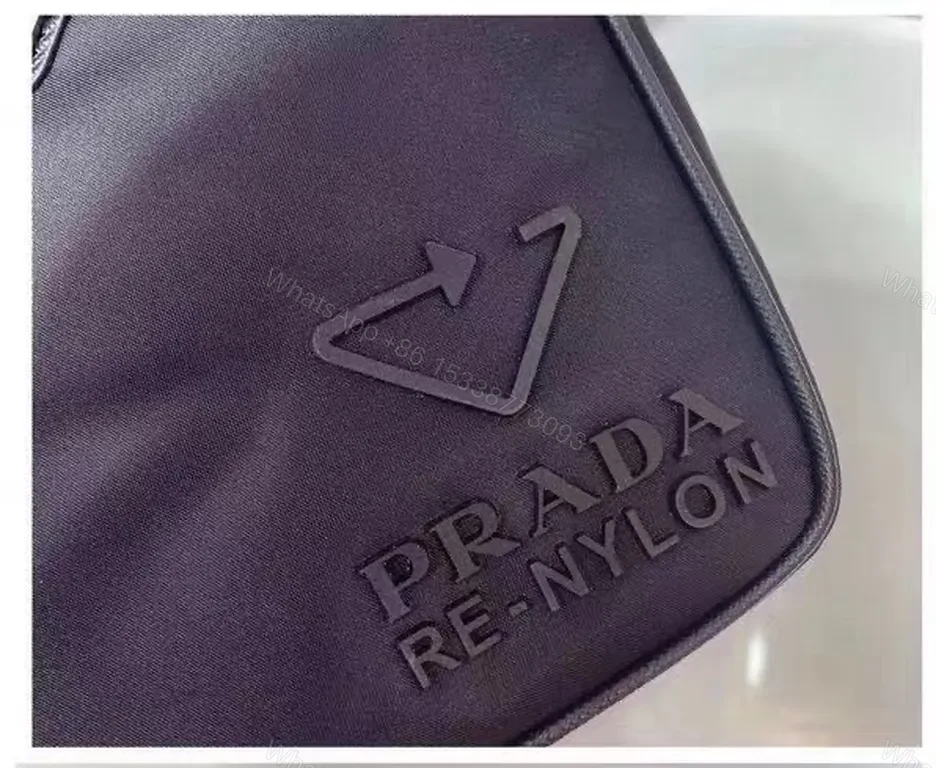View 2 of Black Re-Nylon Prada Crossbody: Minimal Luxury, Everyday Versatility