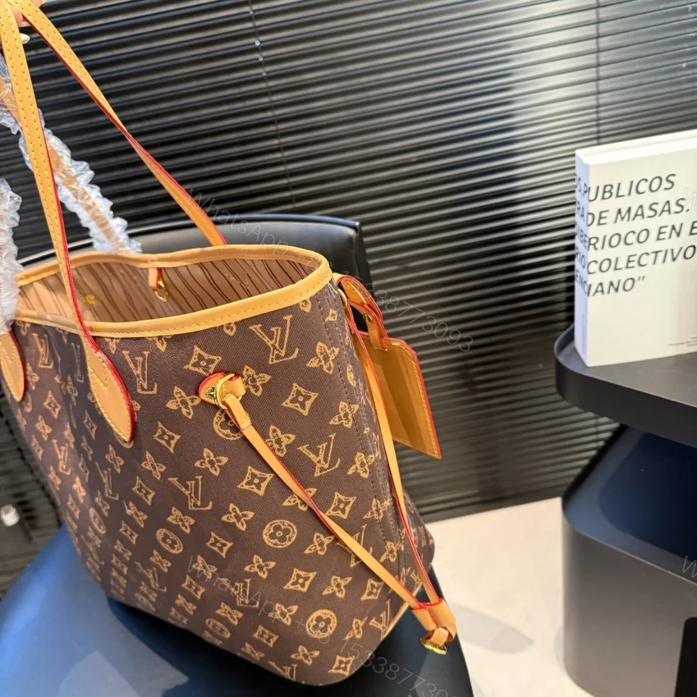 View 5 of Louis Vuitton Neverfull MM Monogram Origine Ebène 31Cm