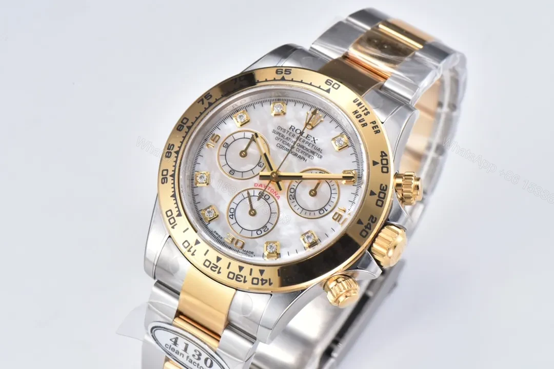 View 3 of DJ Factory Clean Factory Clean Rolex Daytona Gold & Silver Watch