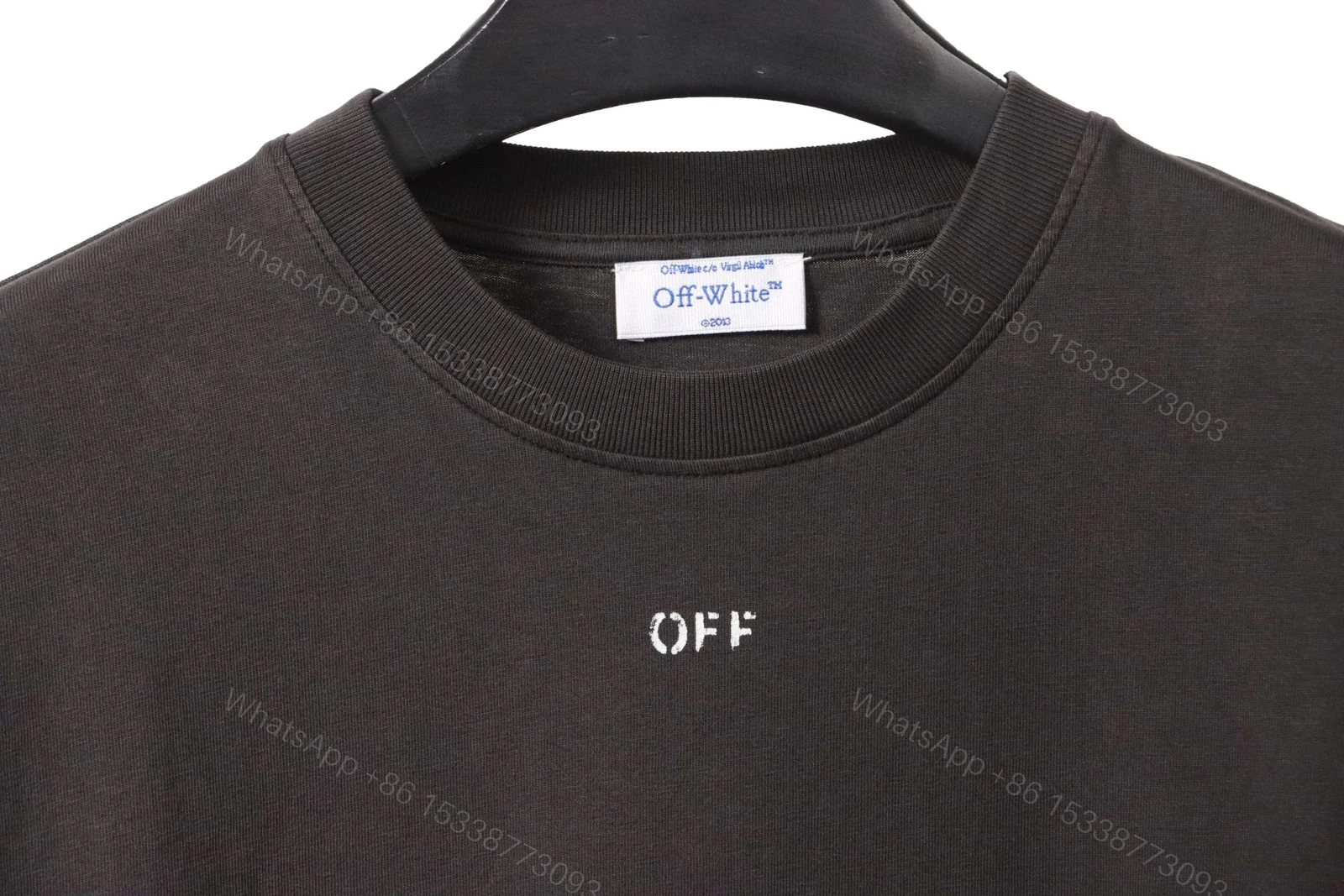 View 5 of Off White Matthew Skate Logo Print T-Shirt