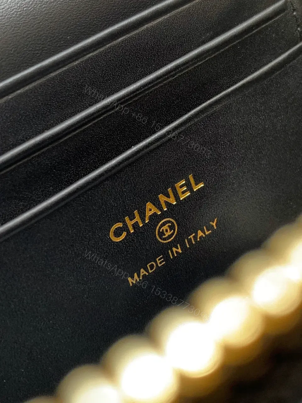 View 7 of Chic Quilted Mini Bag with Gold Hardware