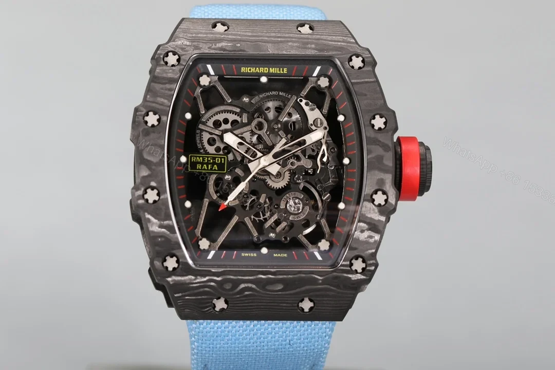View 6 of Richard Mille RM35-01 NTPT Carbon Fiber RMUL3 Integrated Balance Wheel Watch RM35-01-CF-RMUL3-WH