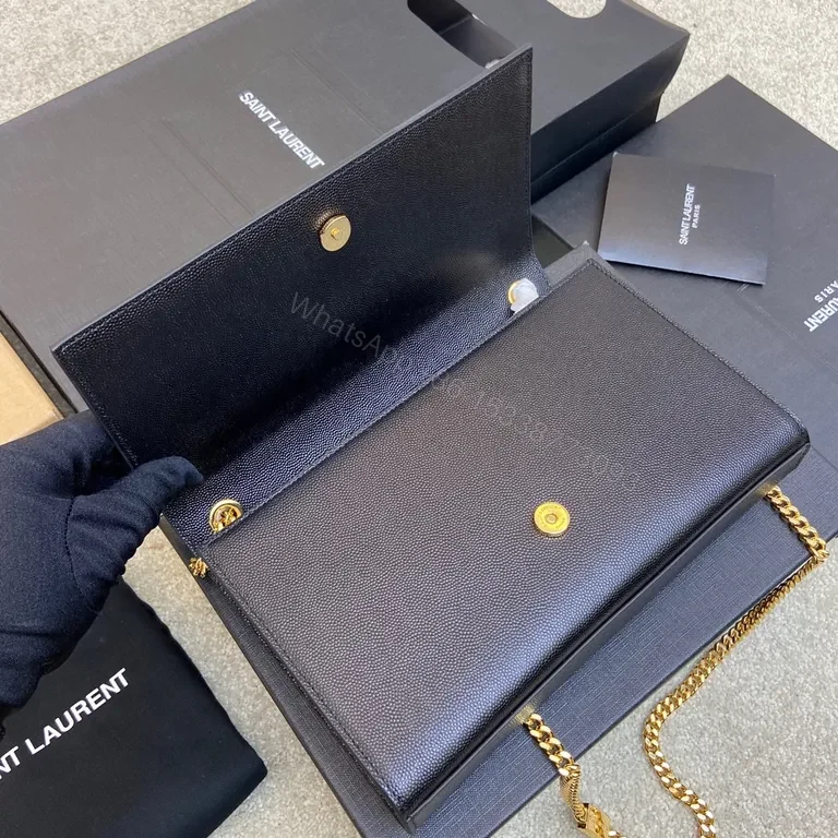 View 3 of Saint Laurent Kate Wallet on Chain: Luxury, Compact, Hands-Free