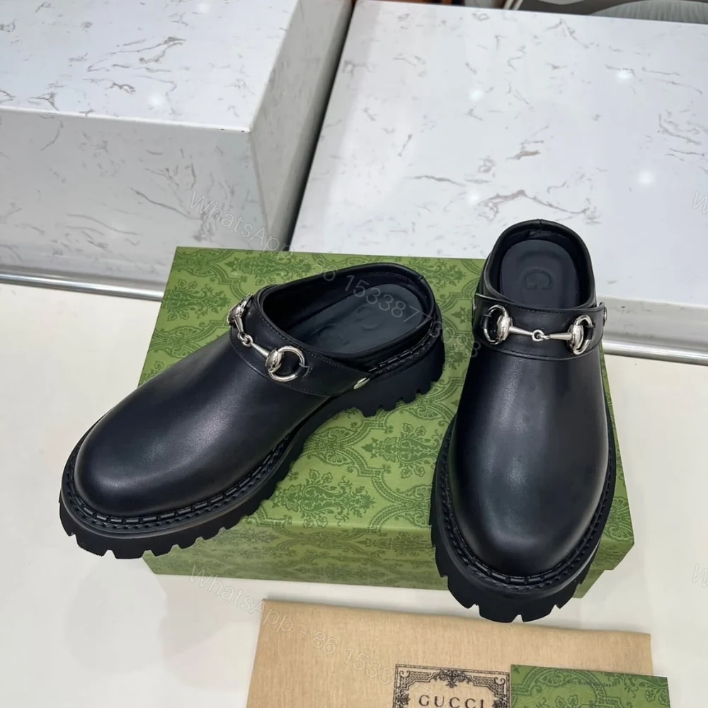 View 3 of GUCCI WOMEN MULE WITH HORSEBIT BLACK