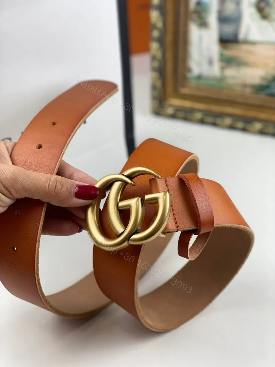View 3 of Gucci Brown Belt – SIZE 90