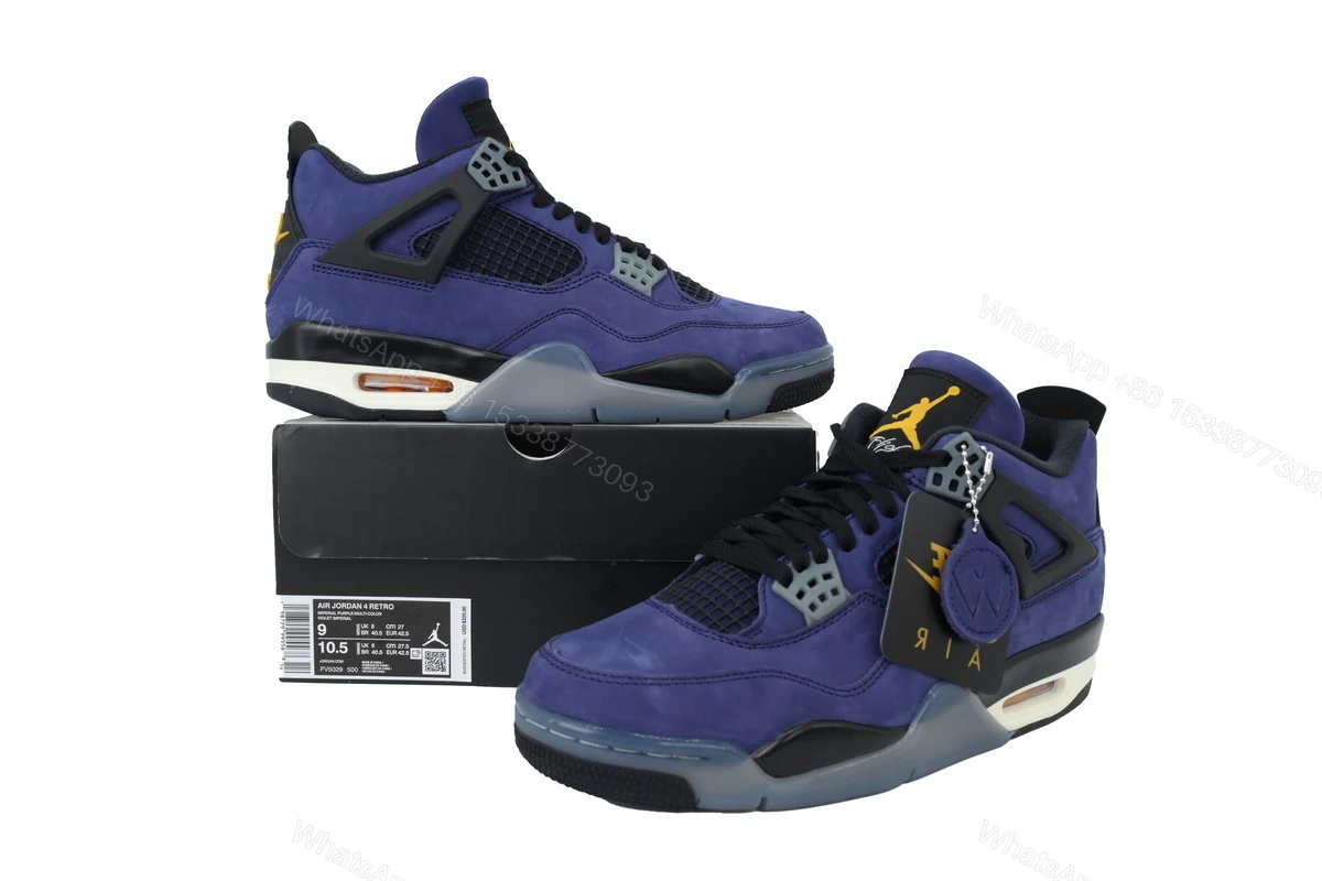 Air Jordan 4 Retro Lakers Purple FV5029-500 — view 2