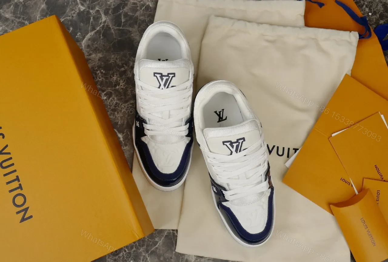 View 6 of Navy Patent luxury sneakers, premium leather, high-top design