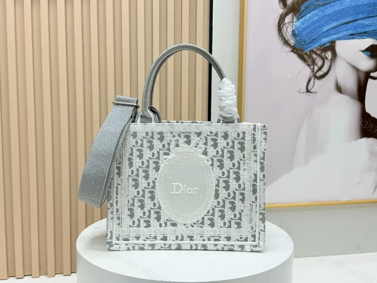 View 8 of Chic Structured Tote: Textured Luxury, Everyday Use