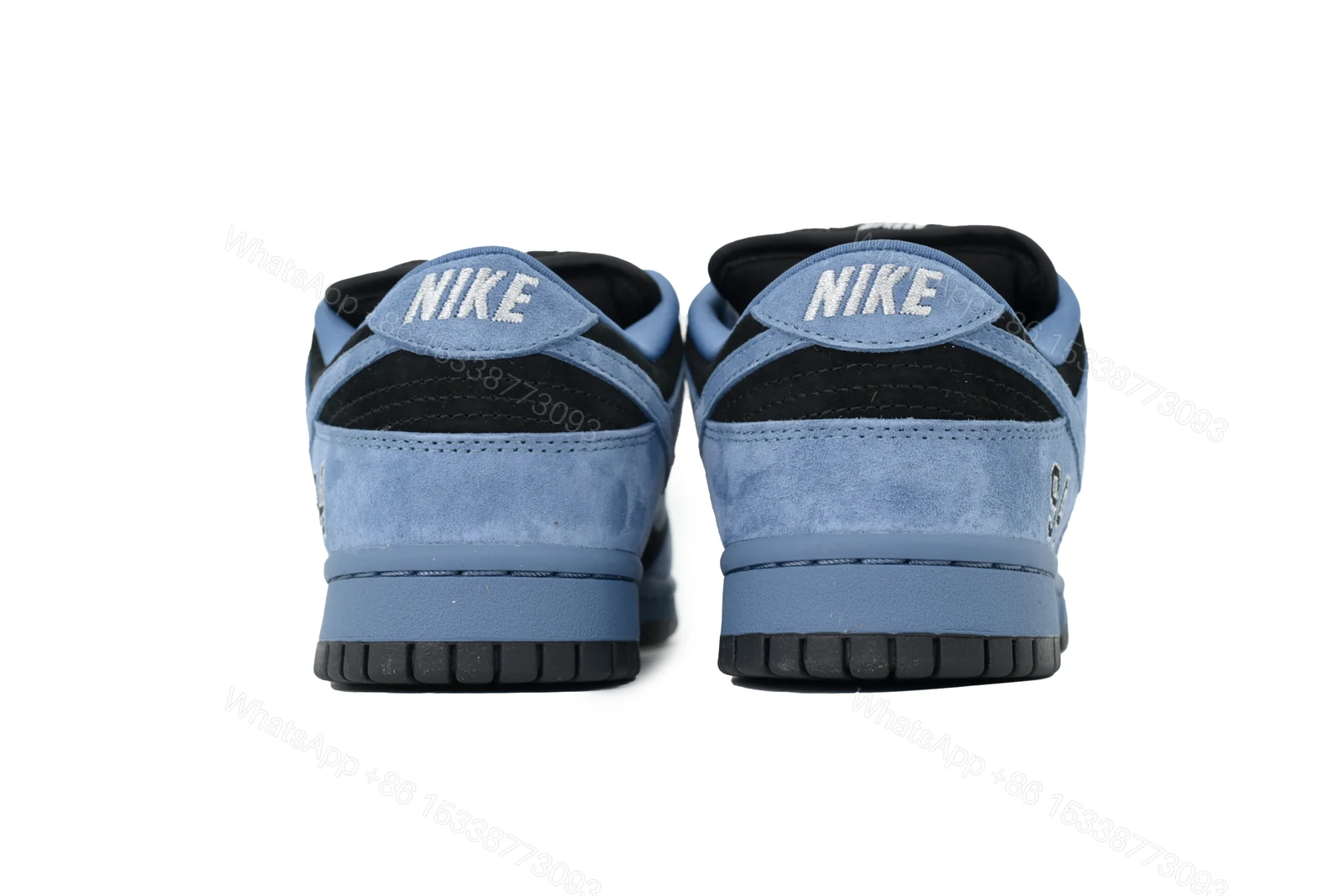 View 4 of Nike Supreme x Dunk Low SB 'Ocean Fog' HQ8487-400