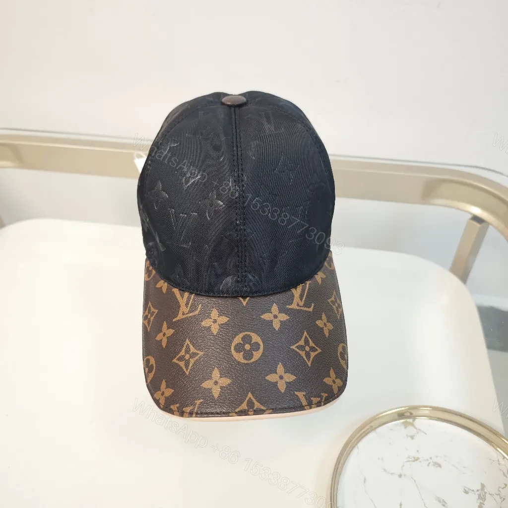 View 4 of Monogram Texture Cap: Sleek, Low-Profile Prestige Cap
