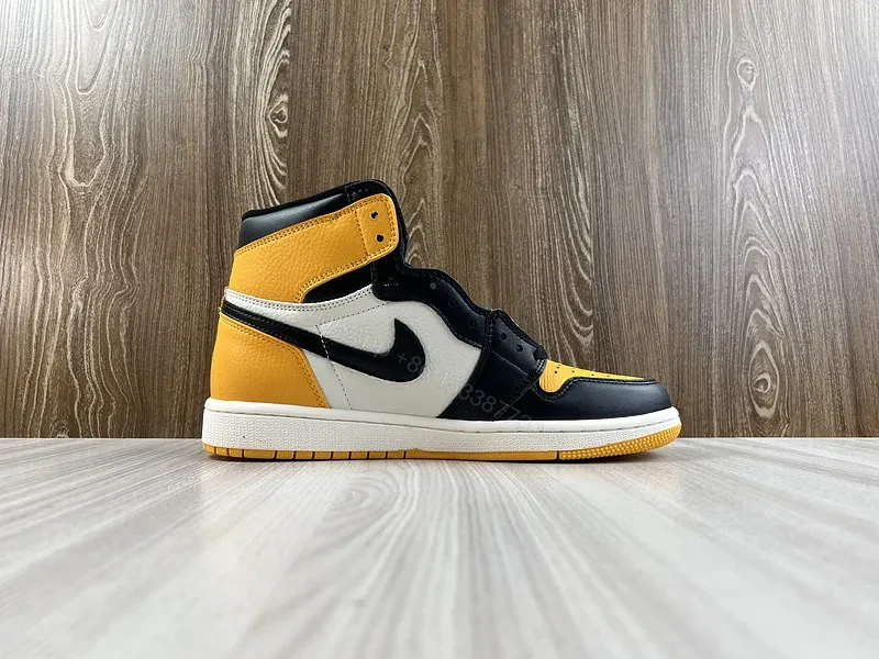 View 11 of Bold Contrast Paneling Air Jordan-Inspired Sneakers