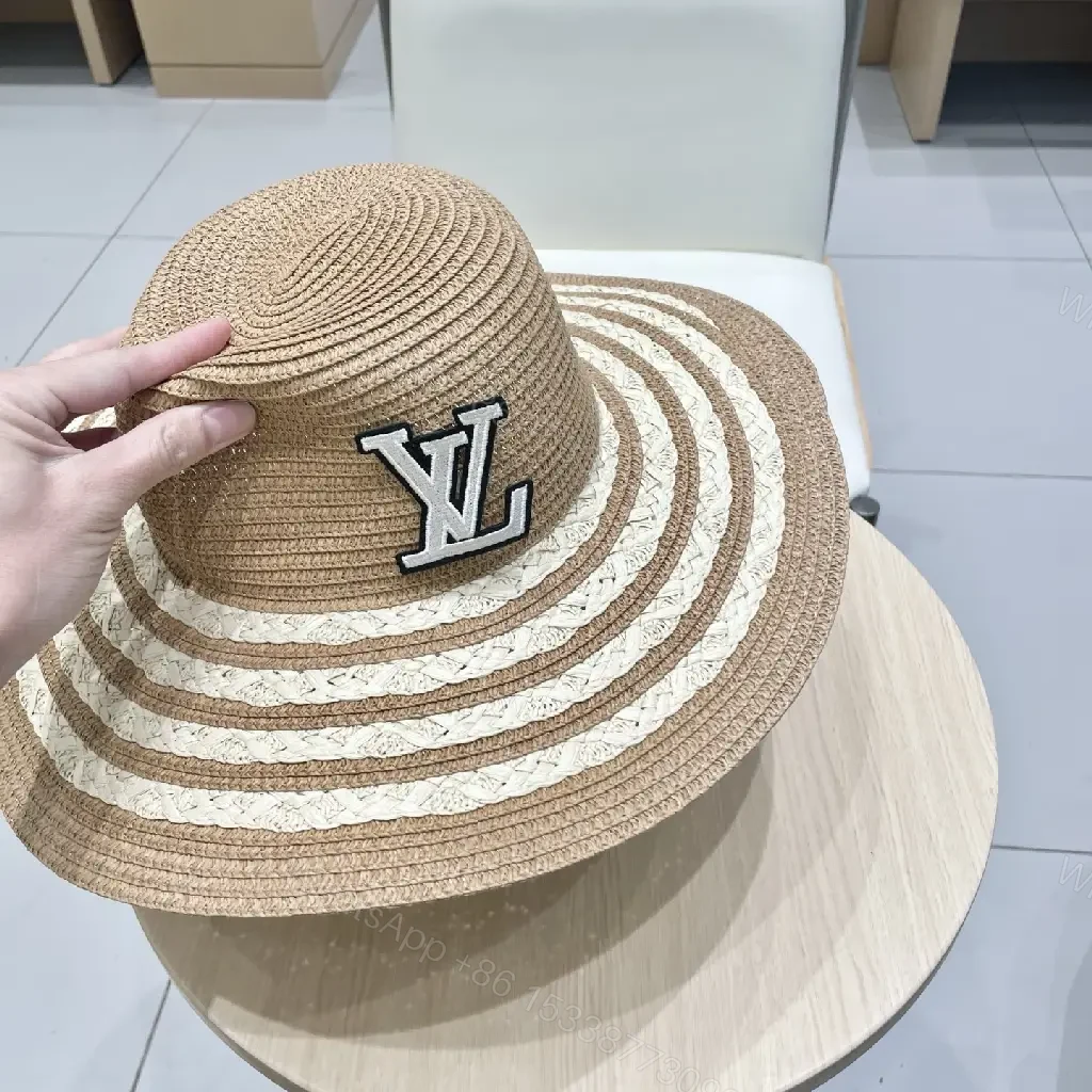 View 8 of Straw Panama Hat — Breathable Luxe with Signature Accent