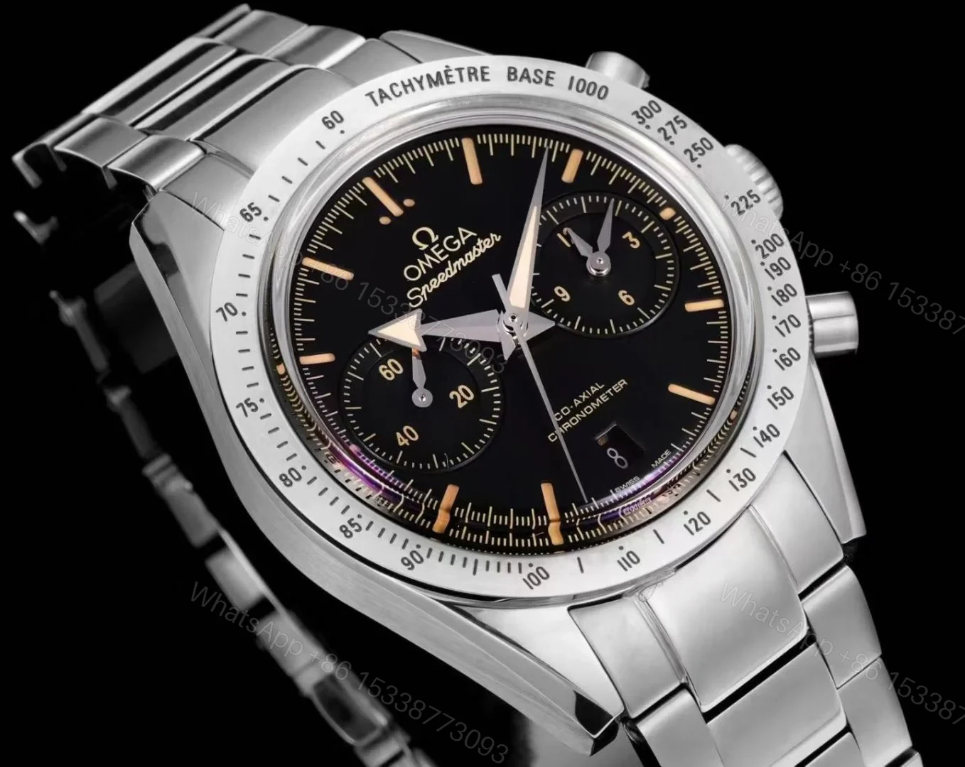 View 3 of Omega Speedmaster 57 Co-Axial Stainless Steel Black Vintage Bracelet 331.10.42.51.01.002