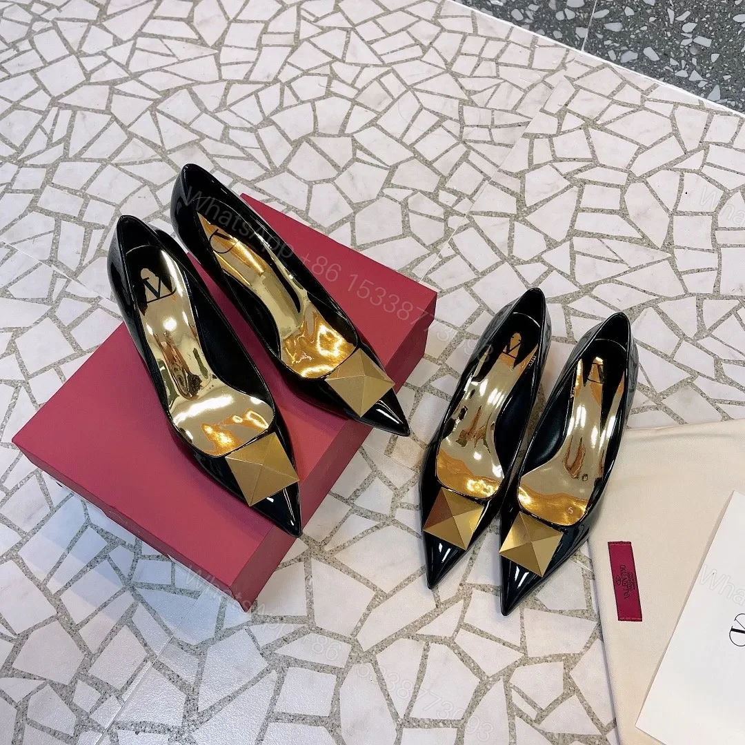 View 2 of Valentino Women Black Patent Leather Flats