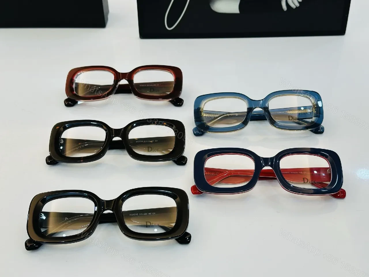 View 7 of Oversized Dioré Frame Eyewear: High-Gloss Acetate, Luxe, Bold Statement