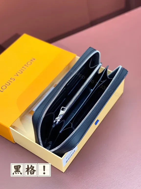 View 6 of Compact LV Damier Wallet: Luxury, Durable & Slim