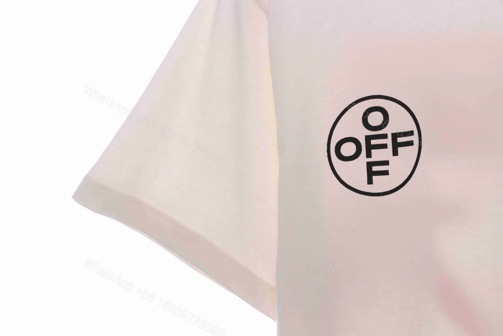 View 6 of Off-White Graffiti Pink Arrow Beige T-Shirt