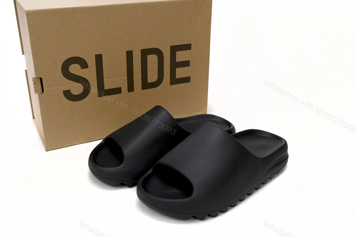 Dope sneakers Adidas Yeezy Slide Reps Onyx HQ6448 — view 2
