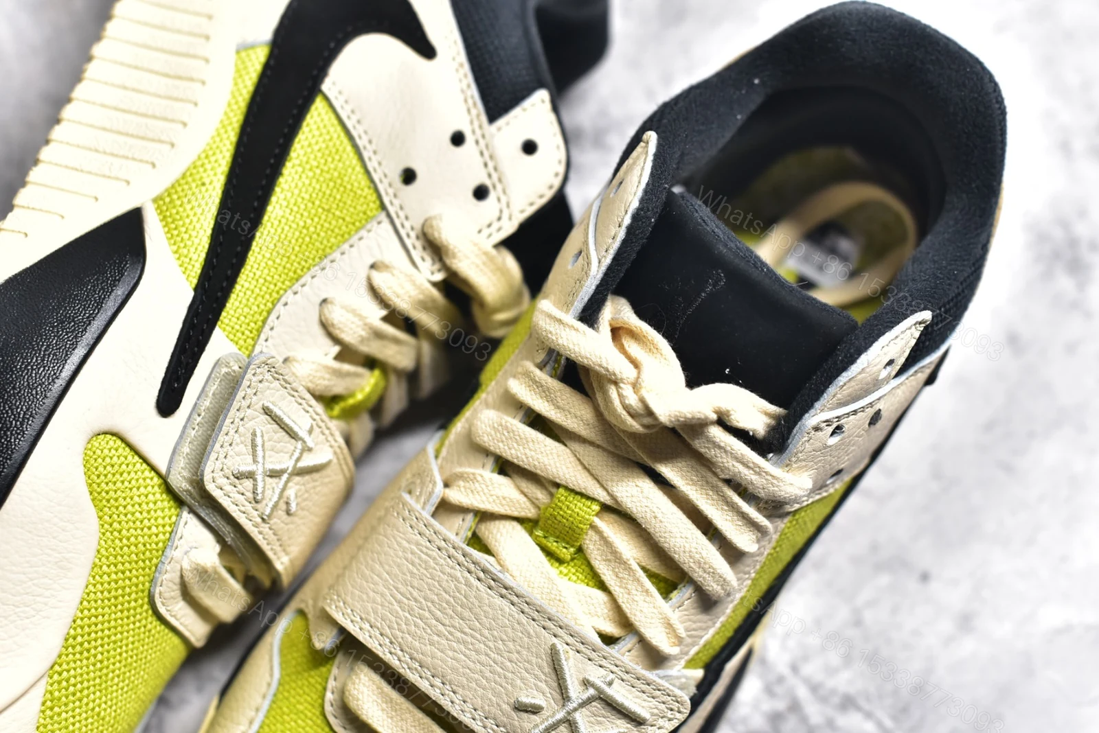 View 5 of Travis Scott x Jordan Jumpman Jack Bright Cactus Replica