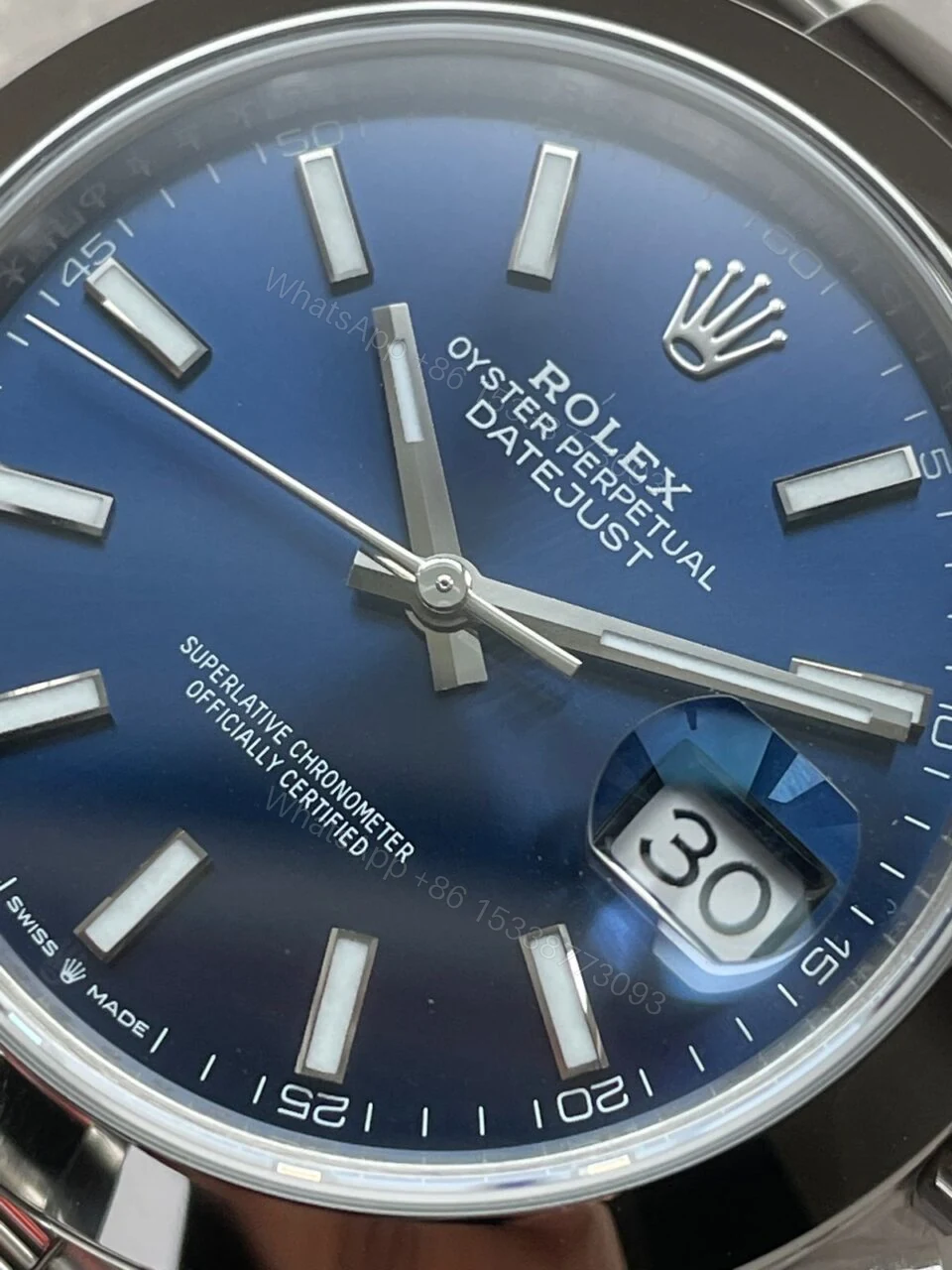 View 7 of VSF Factory 1:1 Rolex DateJust 41 126300 904L SS Best Edition Blue Dial VS3235