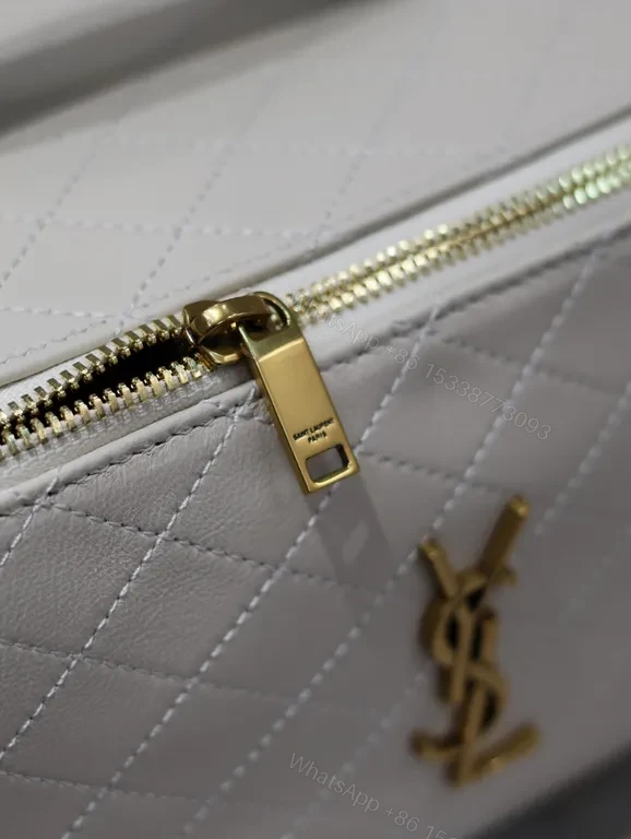 View 7 of Quilted Vanity with YSL Hardware â€” Compact Luxury Bag