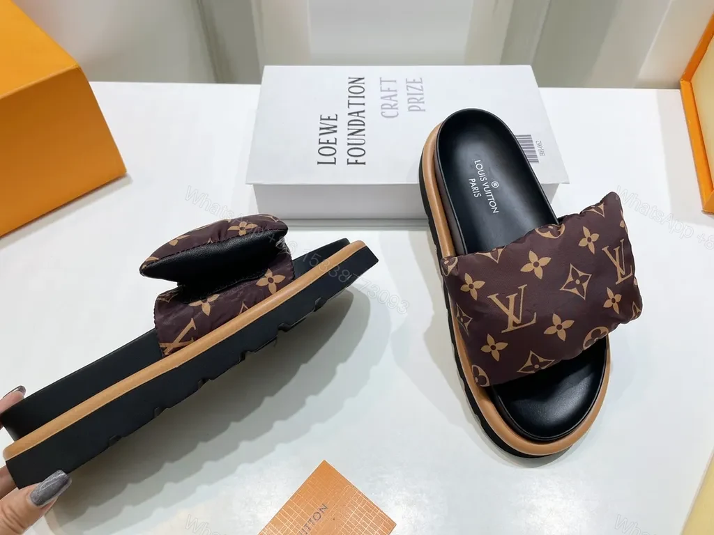 View 9 of Louis Vuitton Monogram Slides â€” All-Day Comfort, Luxury Craftsmanship