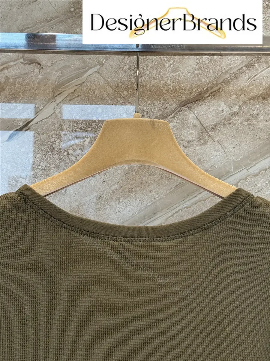 View 8 of Miu Miu Forest Green Waffle-Knit Cotton Dress