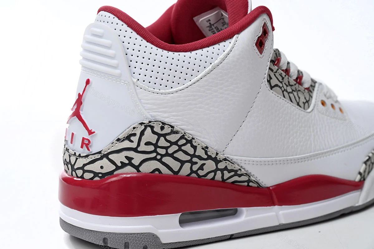 View 6 of (GET)Air Jordan 3 Retro Cardinal Red CT8532-126