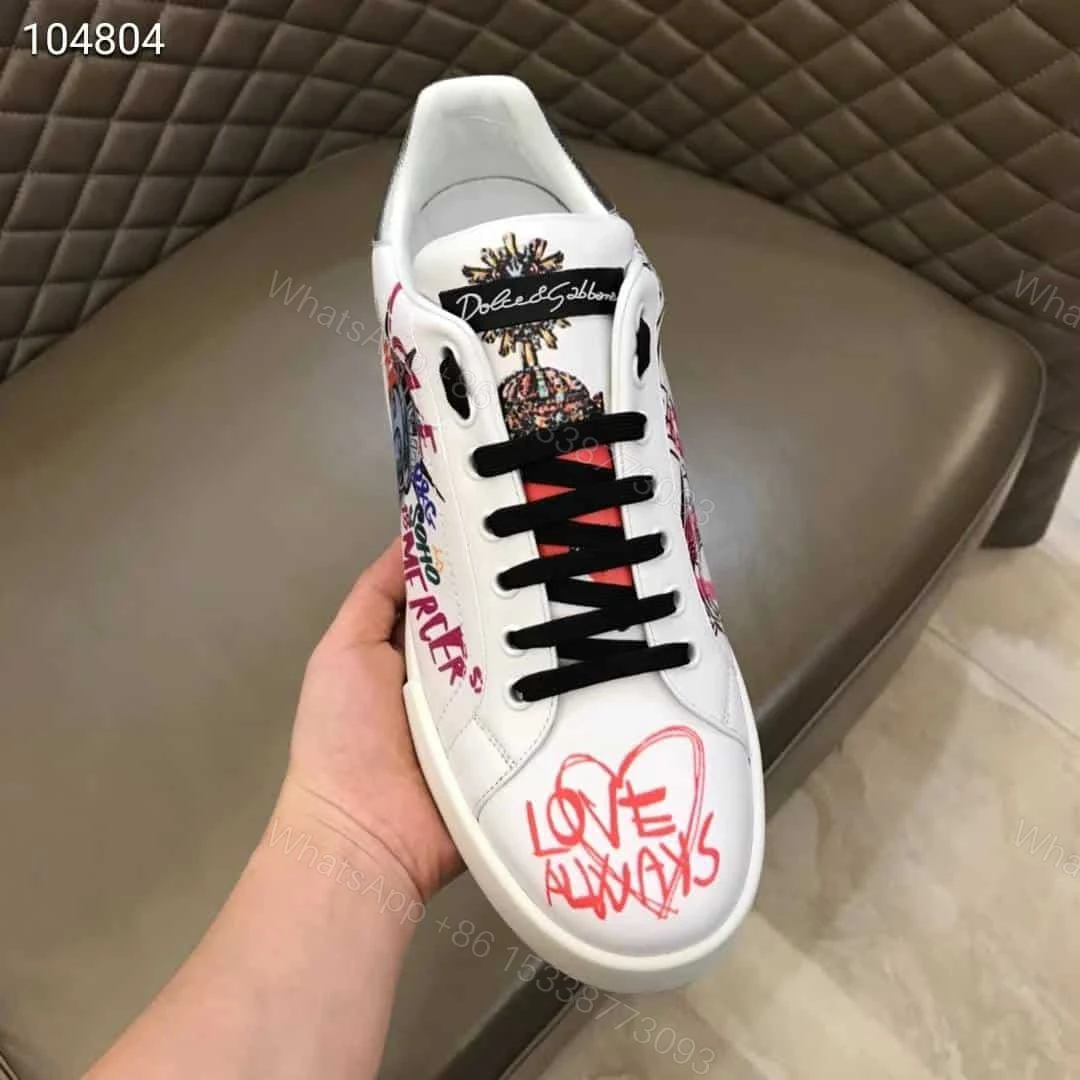 View 8 of DOLCE & GABBANA PORTOFINO SNEAKERS IN PRINTED NAPPA CALFSKIN – DG6