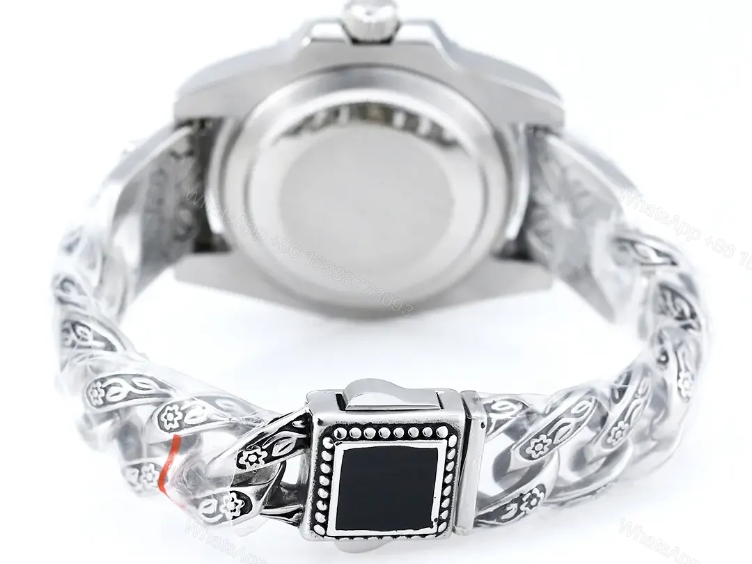View 5 of Exceptional tiffany blaken submariner replica 40MM Silver Bracelet Edition RG-BLAKEN-TIFFANY-SUB-SILVER