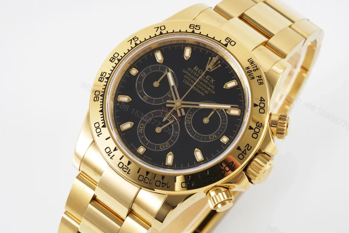View 4 of BL Factory Clean Factory KING Rolex Daytona 4130 Gold Black