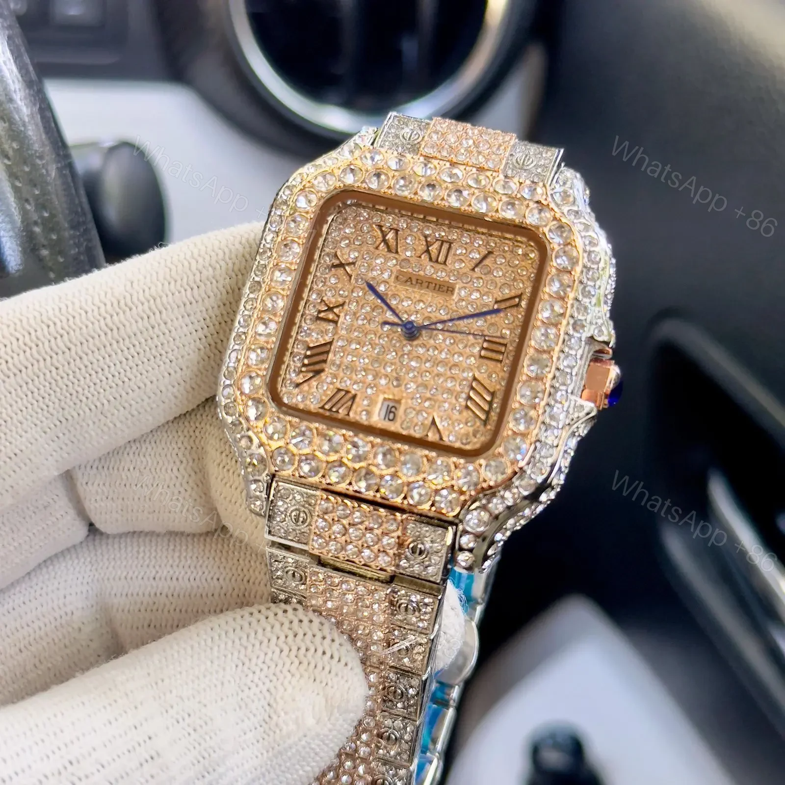 View 3 of Cartier Diamond Watch
