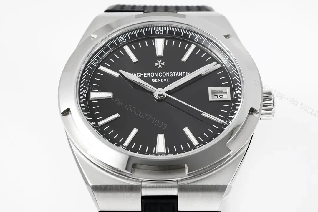 View 3 of 8F Factory Vacheron Constantin Overseas 4500V Series Stainless Steel Watch – Black Dial, 41mm, Rubber Strap, Automatic Movement Cal.5100, 60-Hour Power Reserve, Geneva Seal Certified