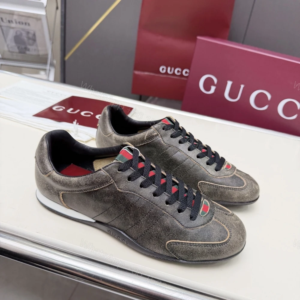 View 2 of Gucci Men Shift Trainers Black 857018 Aaf0E 1086