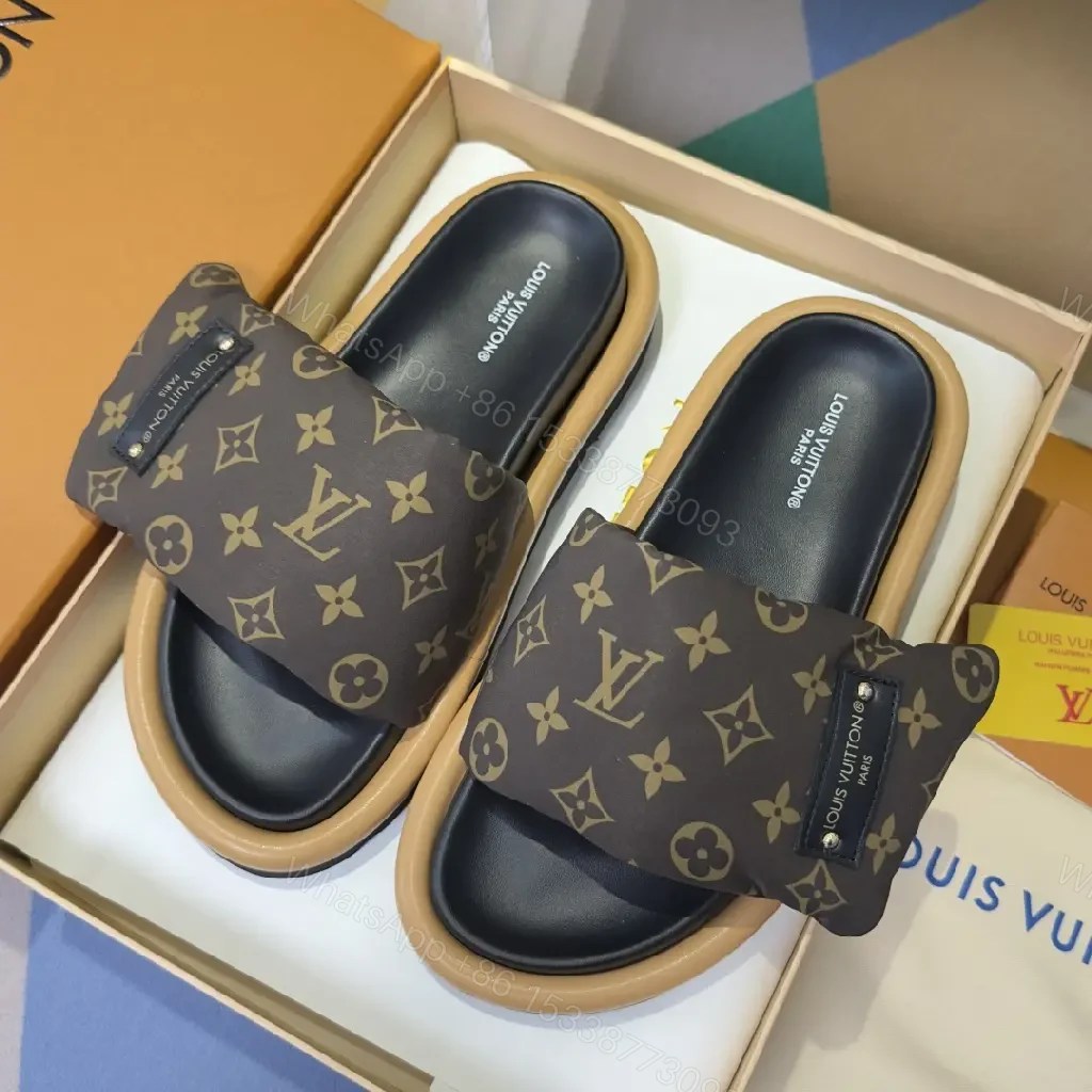 View 6 of Monogram Comfort Slides: Luxe, Cushioned Everyday Wear