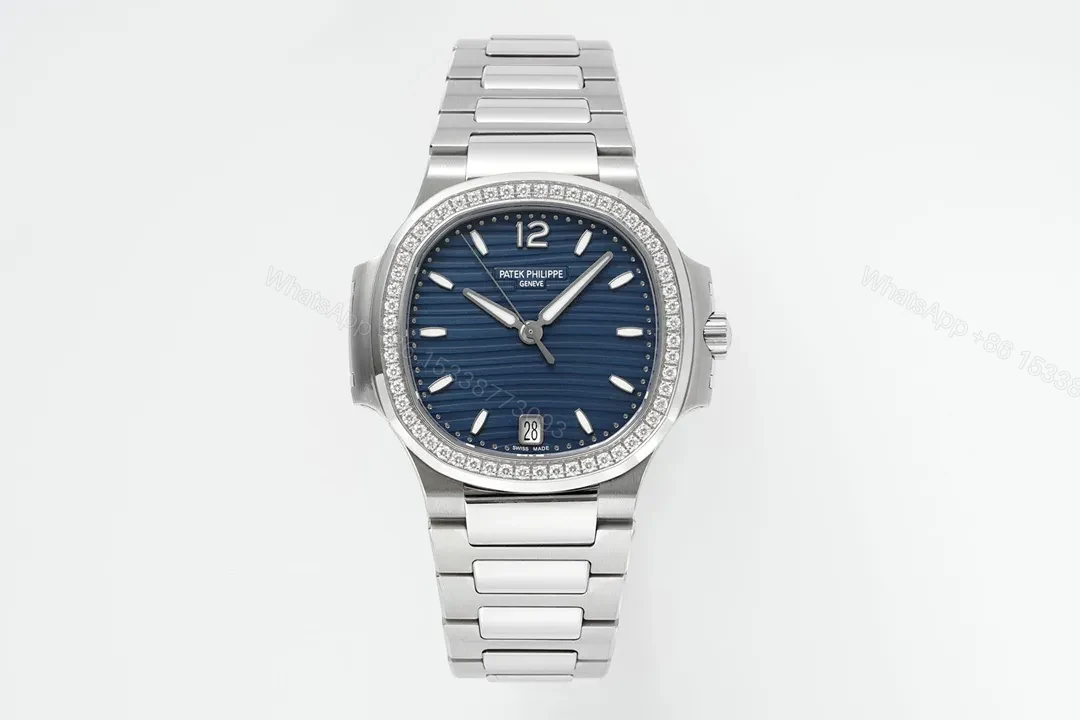 Patek Philippe Blue Nautilus Ladies Watch — view 1