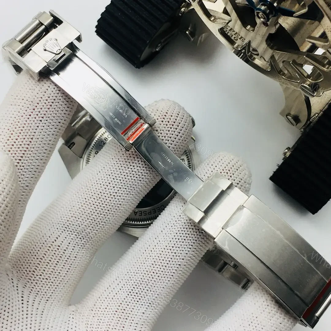 View 8 of Fake Rolex Sea-Dweller Deepsea James Cameron Best Oyster Bracelet 44MM 126610LN-0001